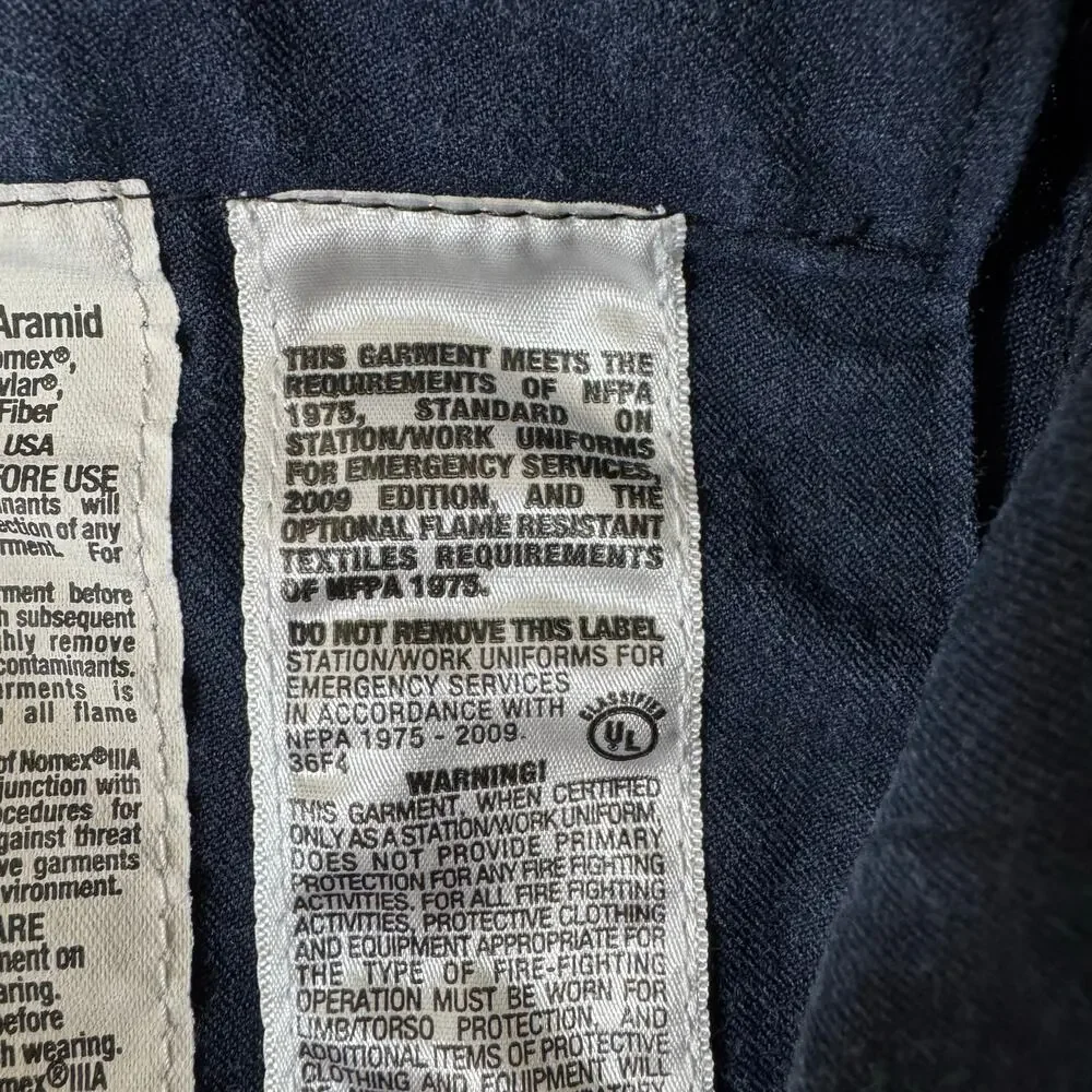 Workrite FR Flame Resistant Pants Mens 32x29 Blue NOMEX Aramid 402NX75NB -b